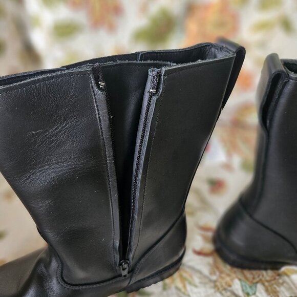 NIB Men's Cruiserworks Black Moto Boots, Size 12.5, Leather, Made in USA - Picture 10 of 13